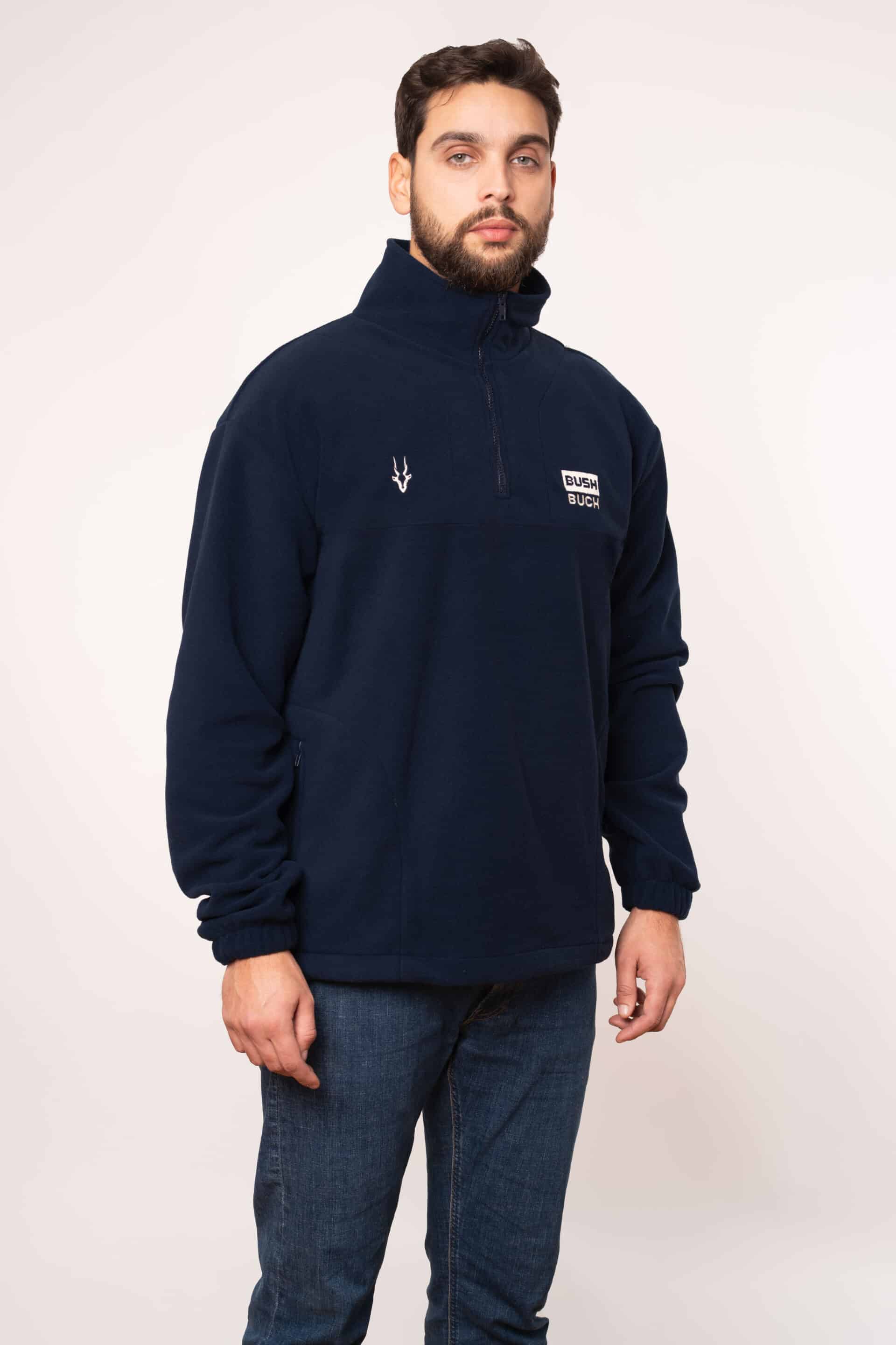 Forro polar Gris de cremallera 1/4 Nigeria Bushbuck